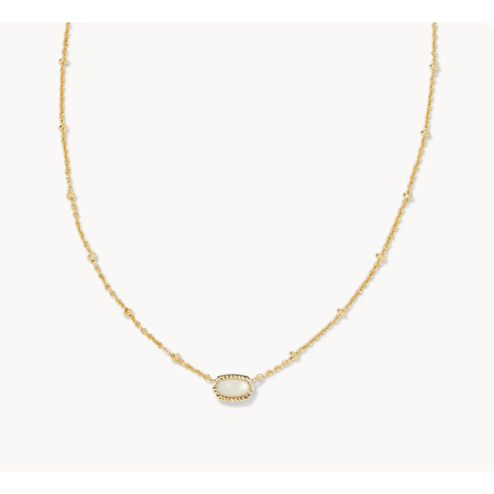 Kendra Scott white pendant necklace